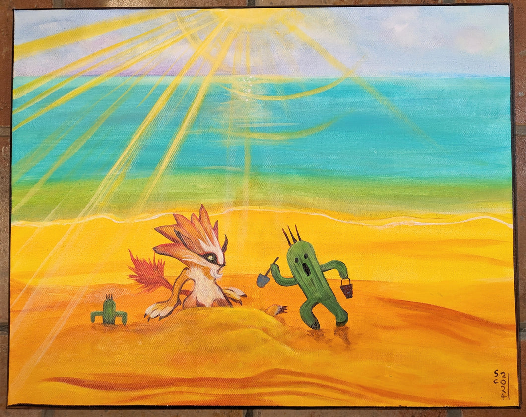 Moomba and Cactuar - prints