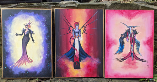 Sorceress of Final Fantasy VIII, print set of 3