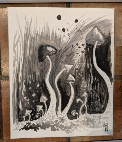 Inky mushrooms