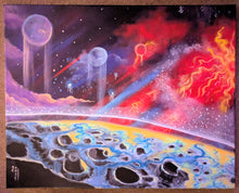 Load image into Gallery viewer, Classic fantasy style space painting