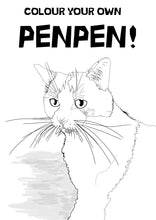 Load image into Gallery viewer, Your cat, as a colouring page!